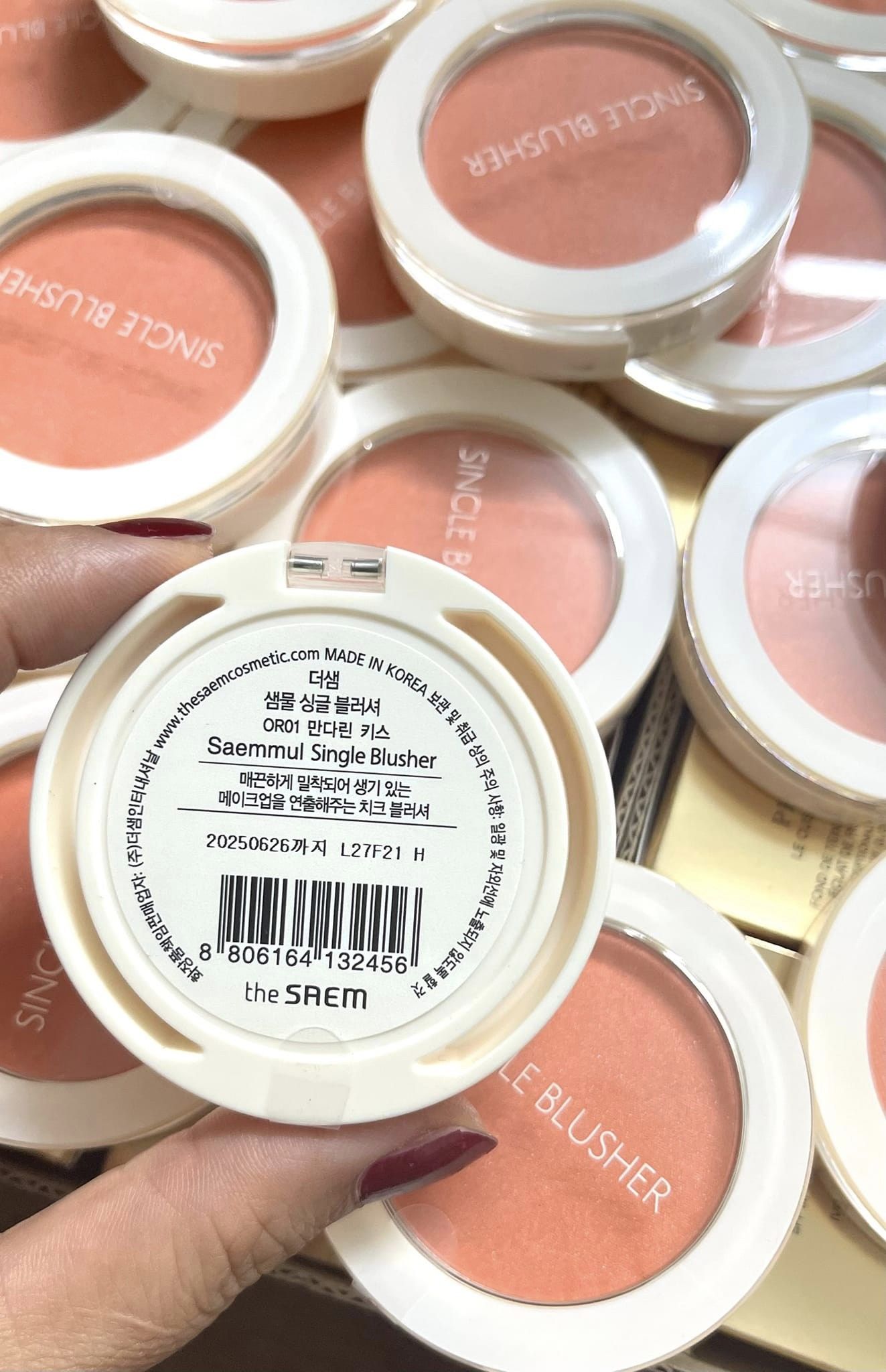Phấn Má Hồng Siêu Mịn The Saem Saemmul Single Blusher 5g