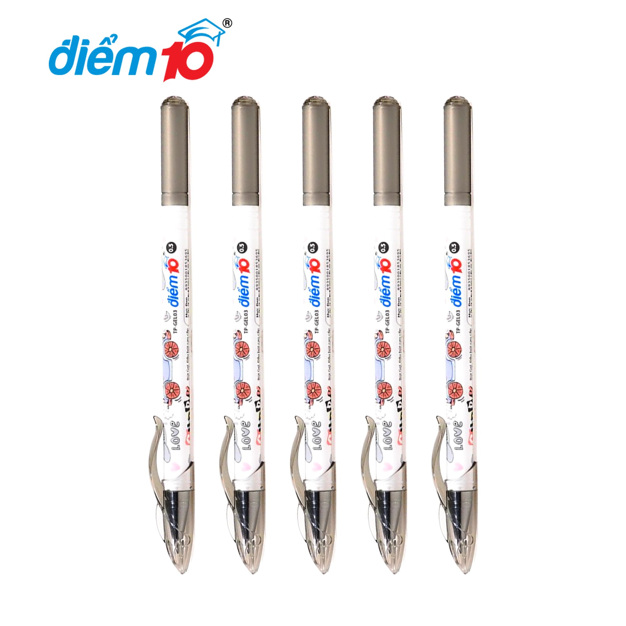 Combo Gel Pen Point 10 Tp-Gel03