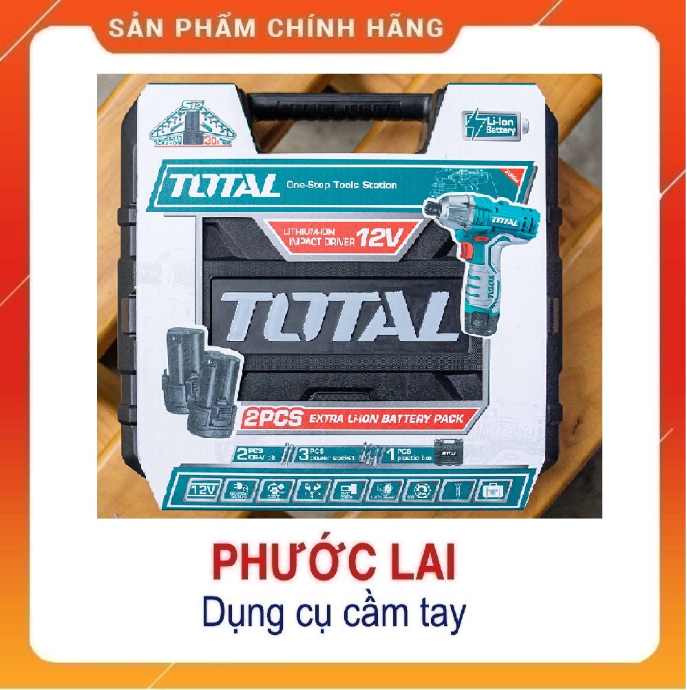Máy siết mở vít dùng pin 12V Total TIRLI1201