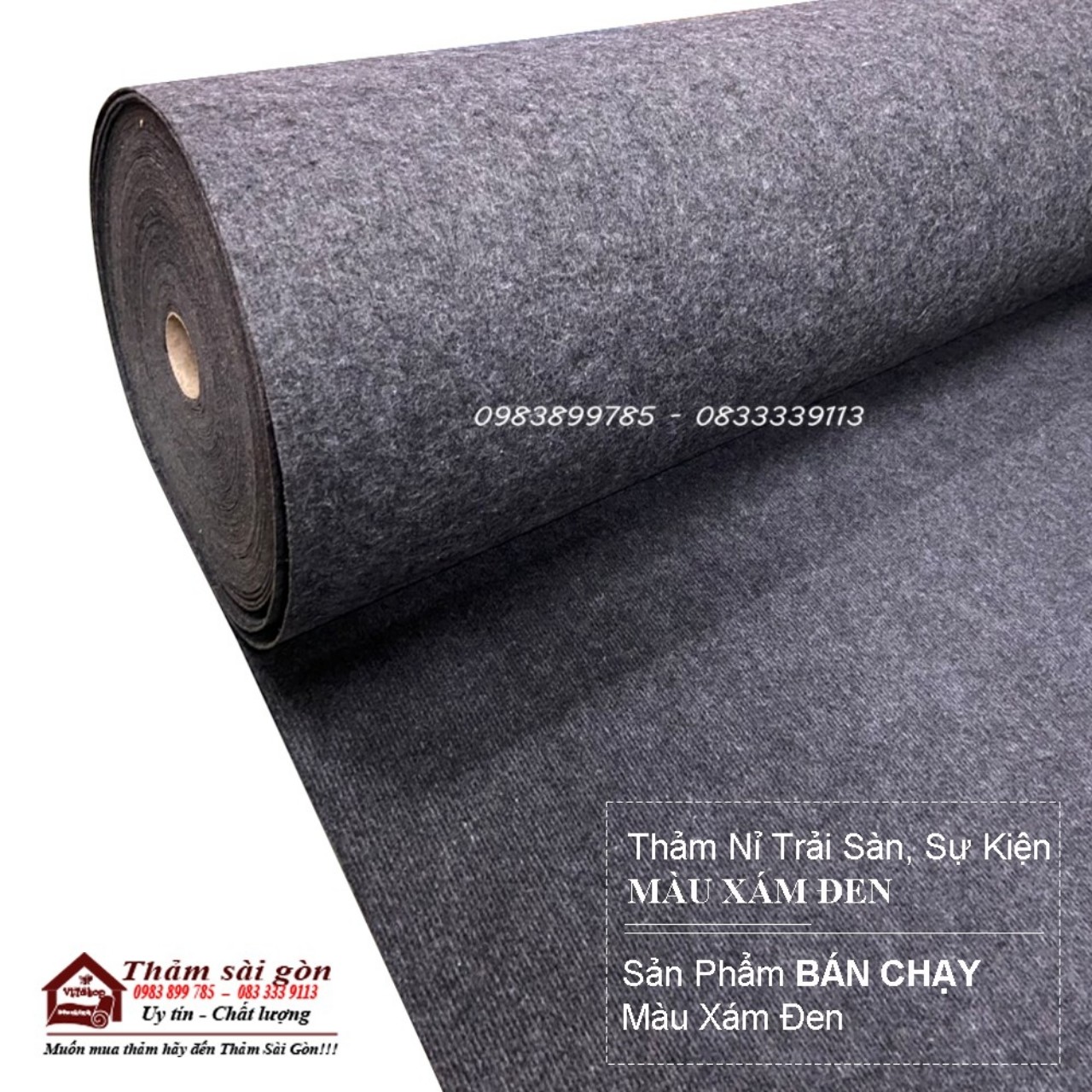 COMBOO 6M vuông THẢM NỈ TRẢI SÀN