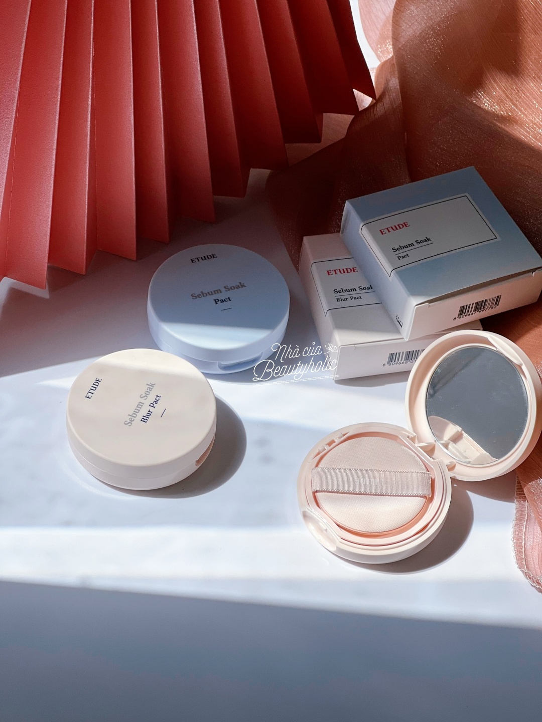 [Nhacuabeautyholic] Phấn nén kiềm dầu ETUDE HOUSE SEBUM SOAK PACT