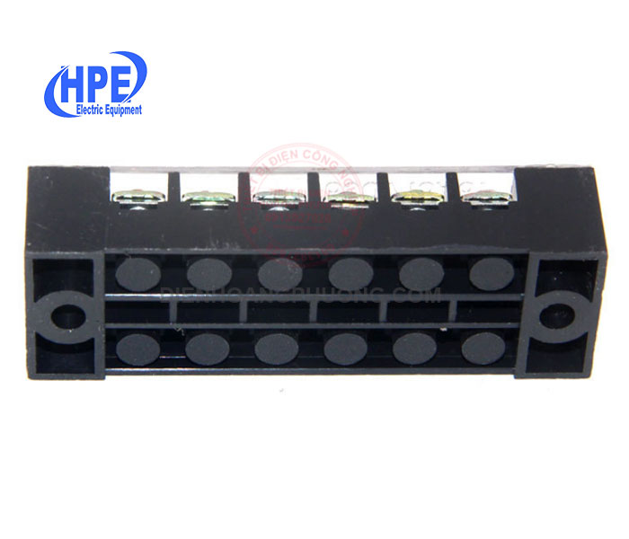 Cầu đấu dây điện6 pha 15A - Domino 6 pha 15A