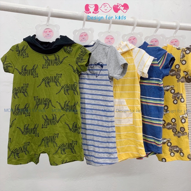(Size 0-3m) Bộ body đùi, romper xuất dư Car.ter.s cho bé trai (chọn mẫu)