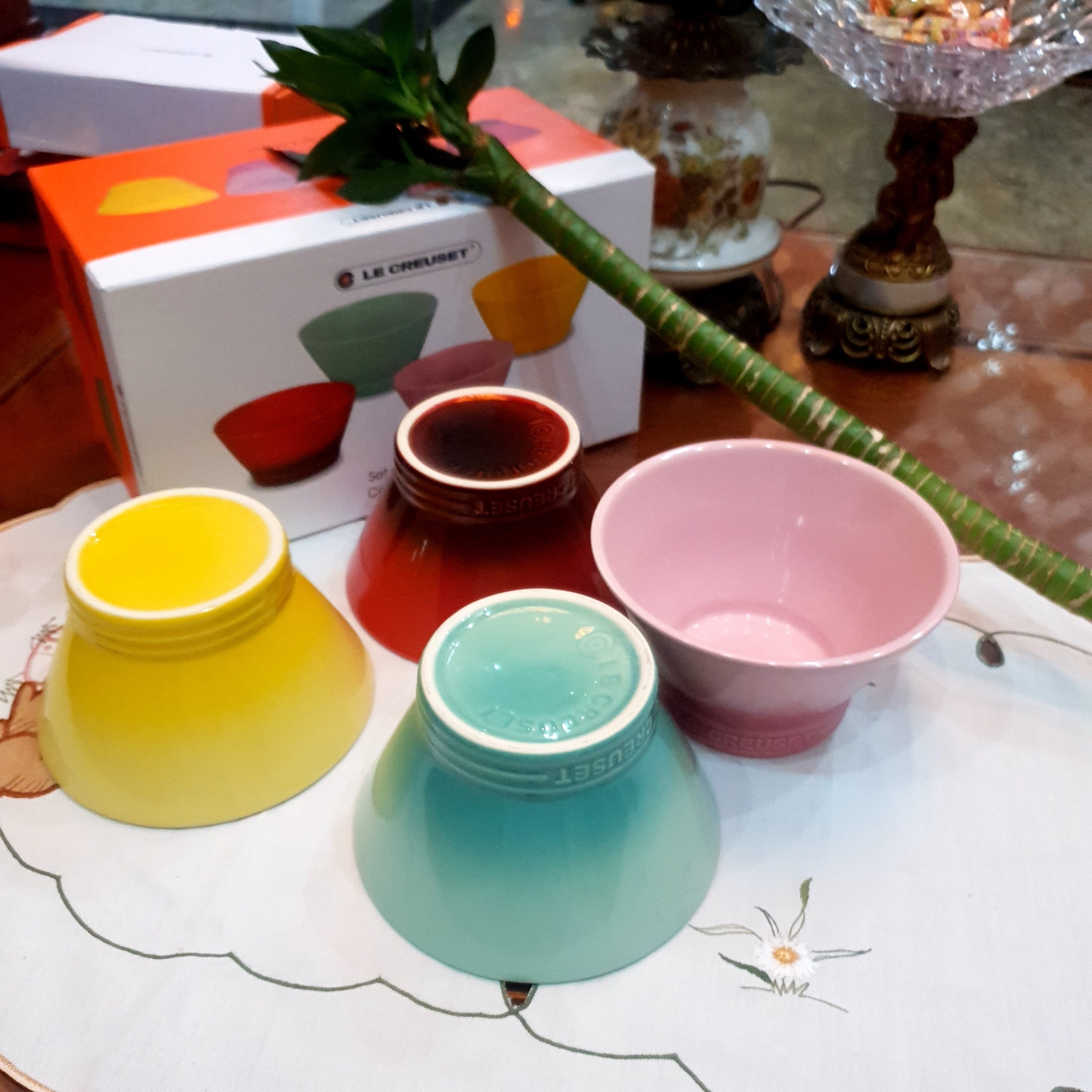 Bộ 4 Tô Le Creuset Kobe Bowls 600ml 14,6×14,6×8,3cm - Set of 4 Le Creuset Kobe Bowls 600ml 14.6×14.6×8.3cm