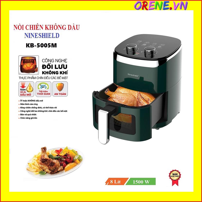 Nồi chiên không dầu Camel 8 Lít - BH 12T