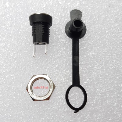Jack sạc DC-022B chuẩn 5.5mm x 2.1mm (Jack DC Có cao su chống nước)