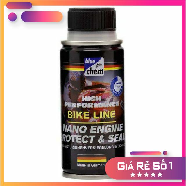 Bluechem Nano Engine Protect & Seal - Bảo vệ động cơ 50ML, phụ gia nano nhớt Bluechem tối ưu háo bảo vệ máy