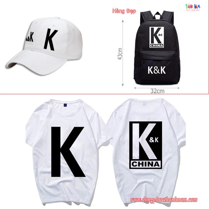 Combo mũ, áo, balo của CLB K&K - Cá Mực Hầm Mật 2019