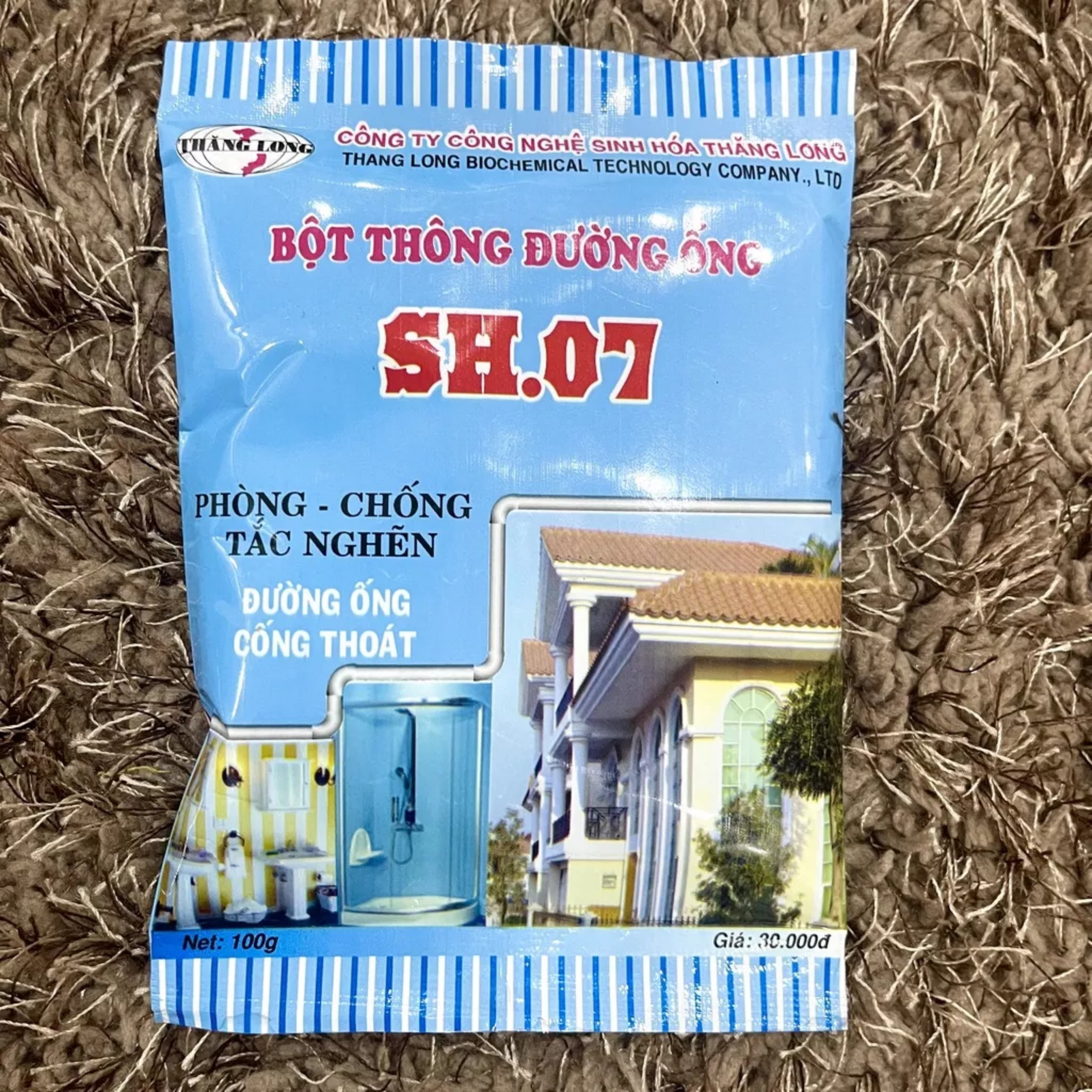 Bột thông tắc cống SH.07 siêu mạnh không độc hại-Gói 100gr