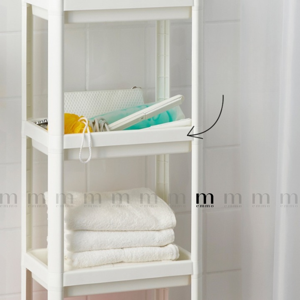 [HCM] KỆ IKEA CHÍNH HÃNG - VESKEN (4 TẦNG)