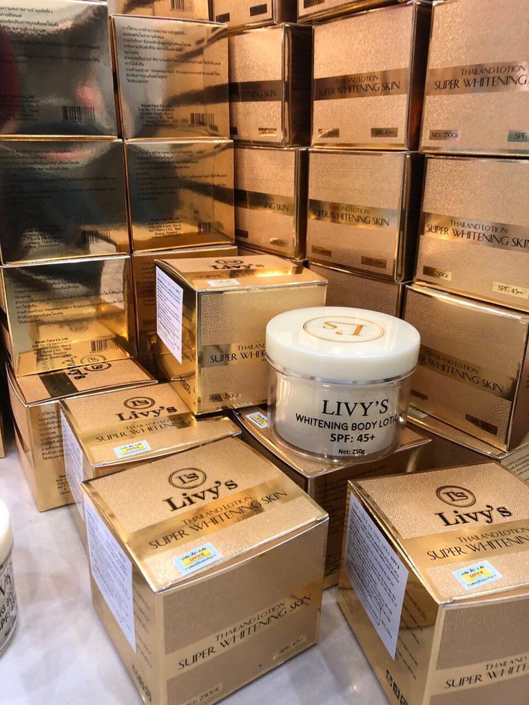 Kem Livy Vàng Trắng Da nhanh Thấm 250g