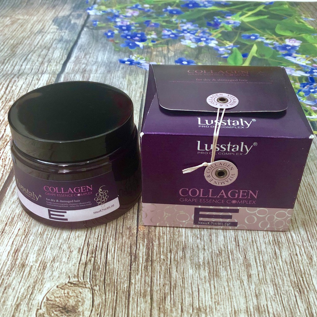 Hấp Phục Hồi Lusstaly Collagen Vitamin E Mask 500ml
