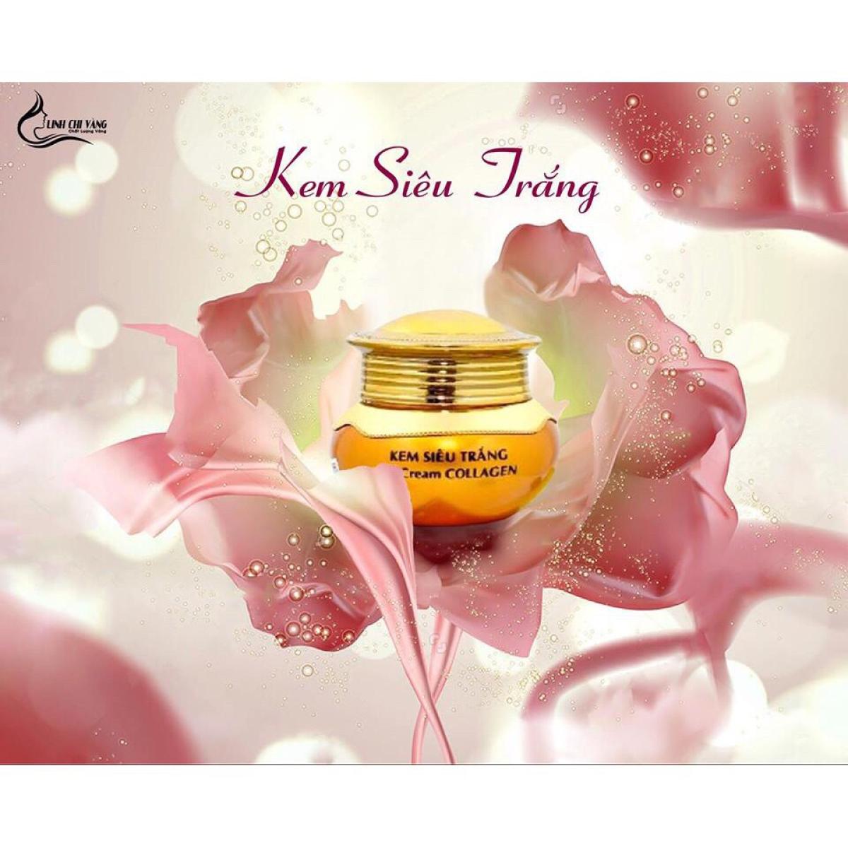 Kem Siêu Trắng Linh Chi Vàng 20g