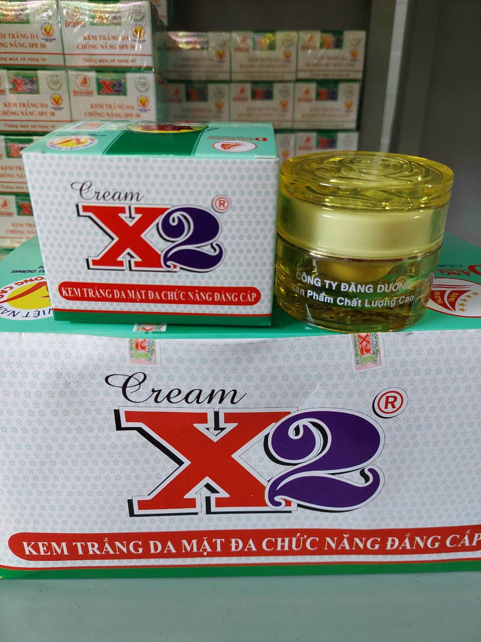 Kem trắng da mặt đa chức năng đẳng cấp 20g X2