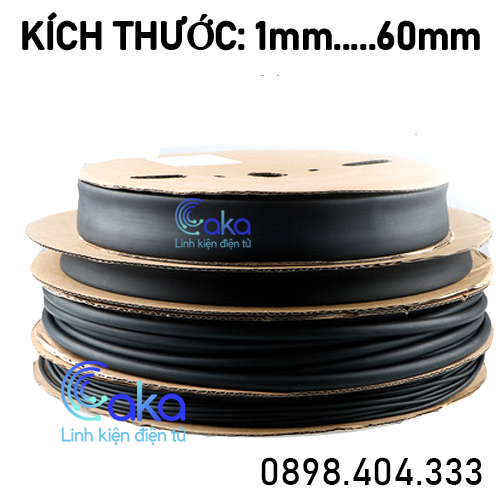 ống gen co nhiệt 6mm (ống dài 1 mét)