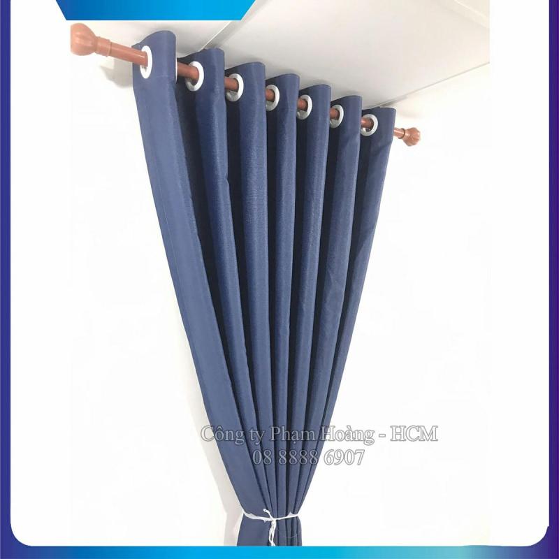 màn cửa, rèm cửa màu xanh đen, Ngang Cao tùy chọn, dùng làm rèm cửa chính, rèm cửa sổ, màn cửa chống nắng + tặng dây vén màn trang trí, miasimi curtains hoàng yến