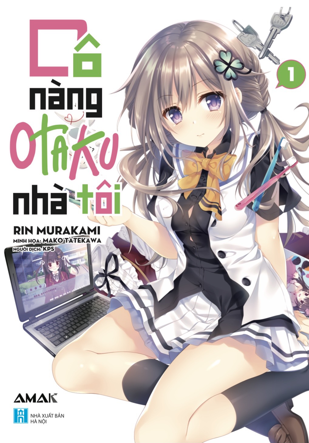 Cô nàng otaku nhà tôi – tập 1 - amak books - tặng kèm postcard, bookmark cho mọi cuốn sách