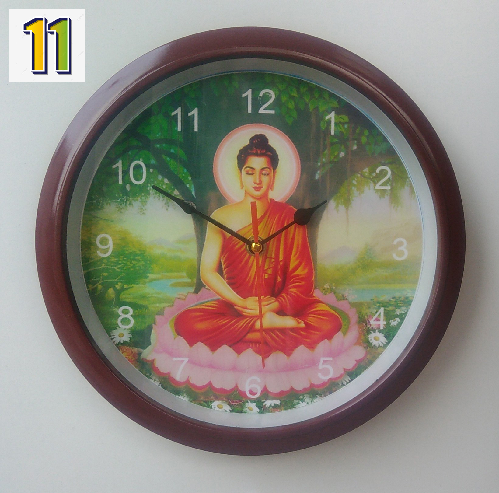 Đồng hồ treo tường Phật Giáo -1 ( Gốc Bồ Đề)