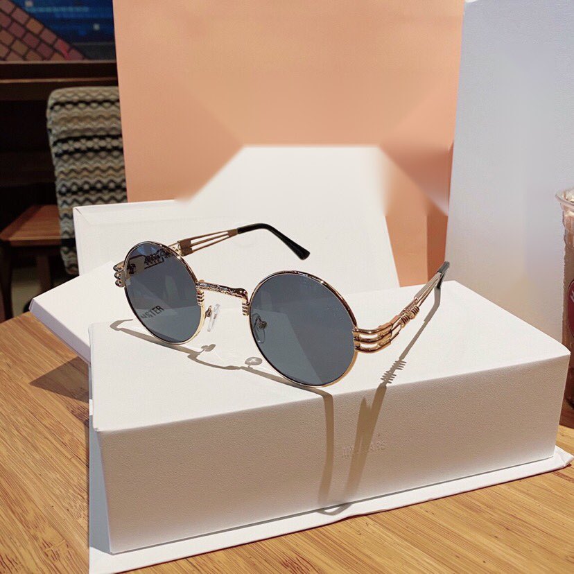 Kính râm Mắt tròn xoe Retro ulzzang cao cấp