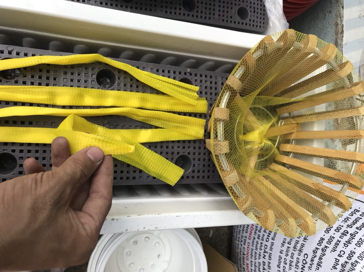 Lưới lót chậu lan 5 cái 30cm