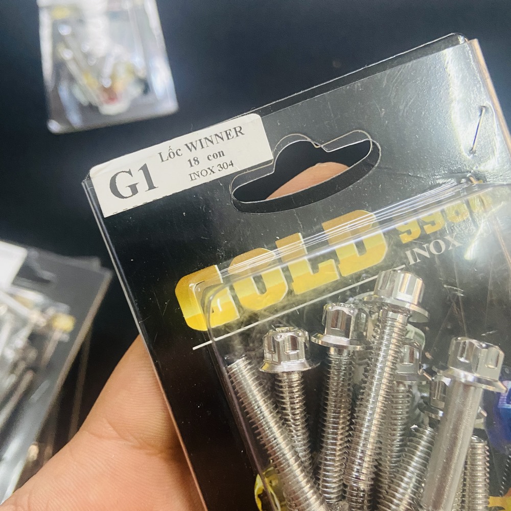 BỘ ỐC LỐC MÁY SALAYA CHO SATRIA, RAIDER FULL