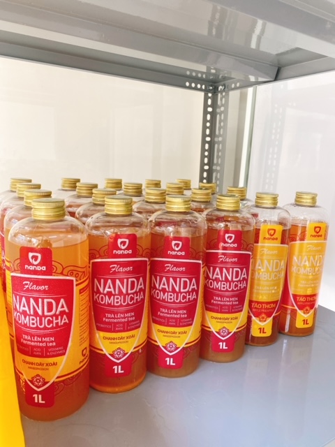 NANDA KOMBUCHA - VỊ CHANH DÂY XOÀI 1000ml