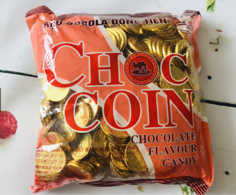 200g kẹo socola đồng tiền