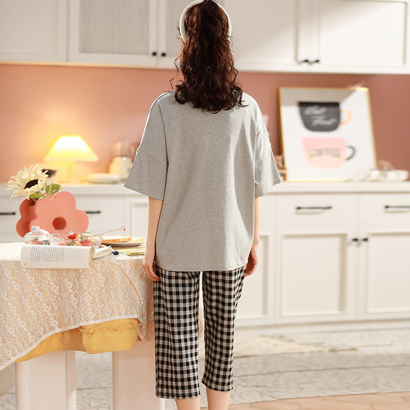 Đồ bộ nữ mặc nhà ( Lửng Lỡ ) thời trang mới nhất - Chất liệu Cotton cao cấp