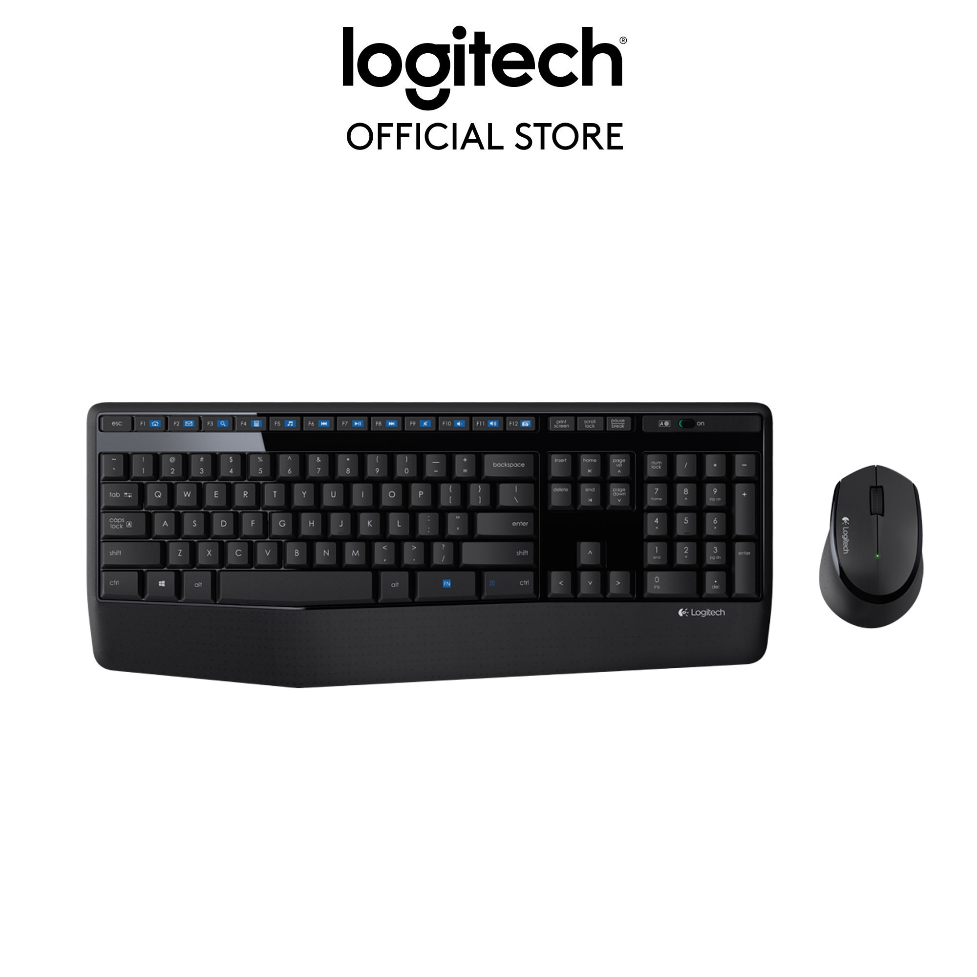 Bộ bàn phím và chuột không dây Logitech MK345