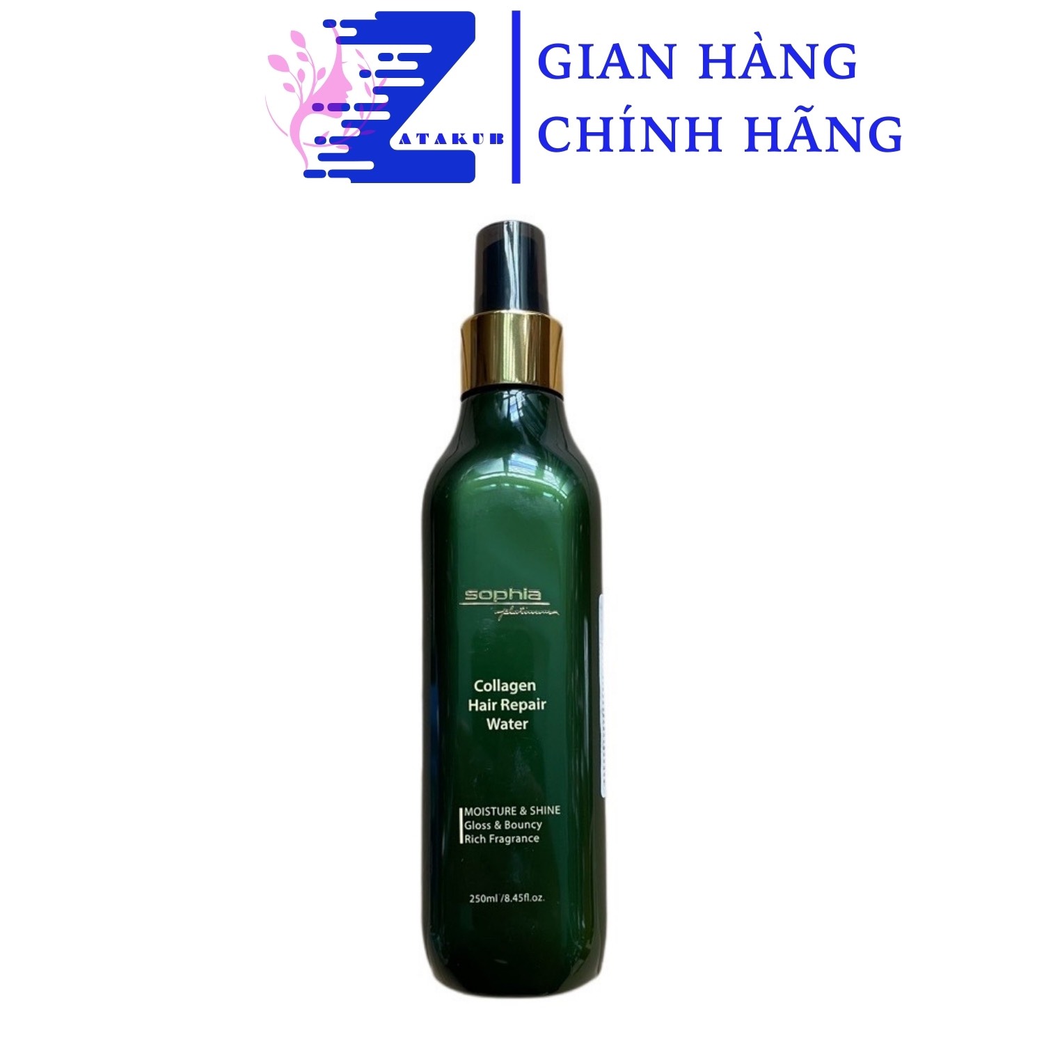 Xịt dưỡng phục hồi tóc Collagen Hair Repair Water Sophia 250ml
