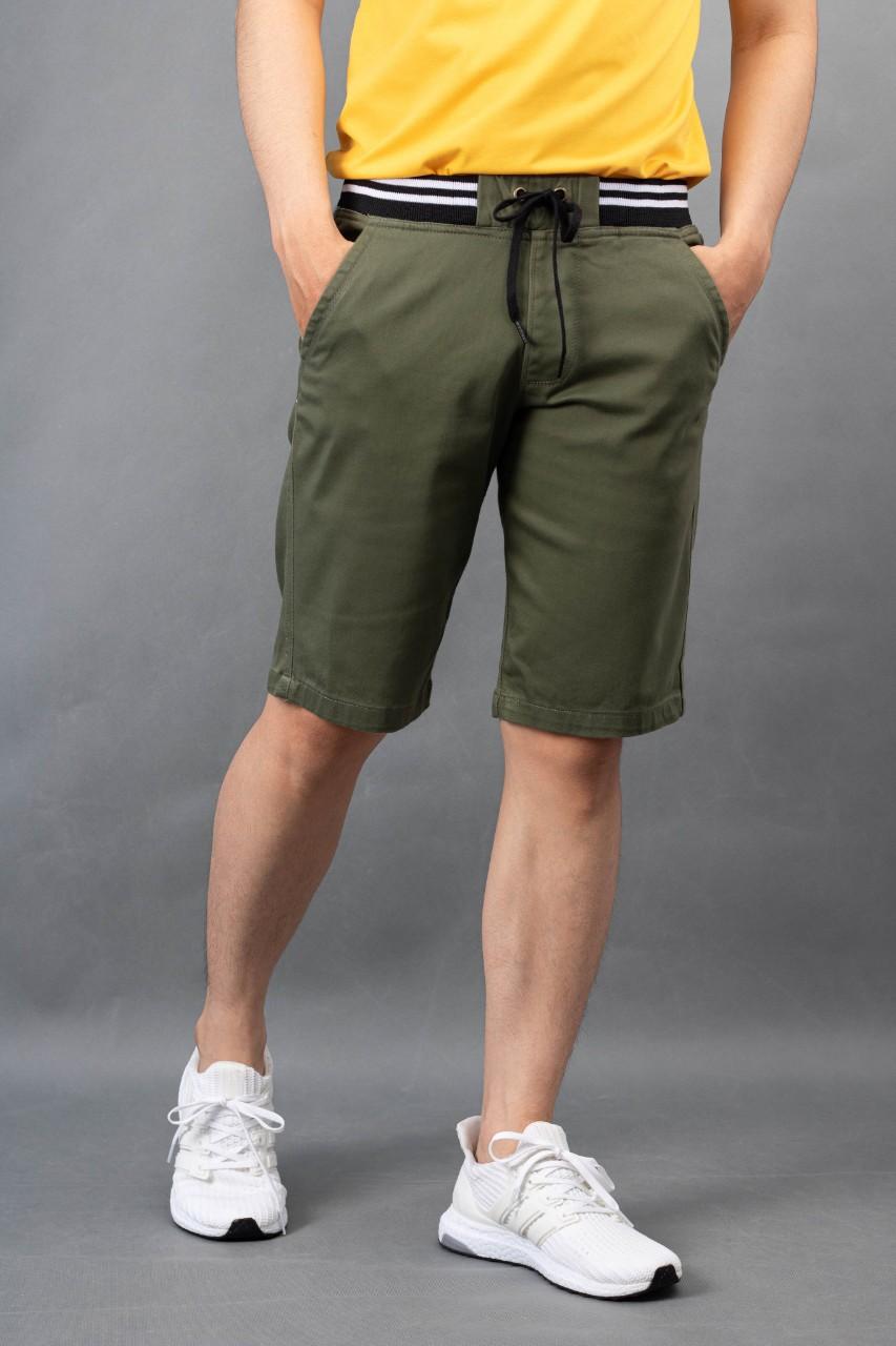 [HCM]QUẦN SHORT KAKI NAM PHỐI LƯNG THUN THỜI TRANG OKINAWA