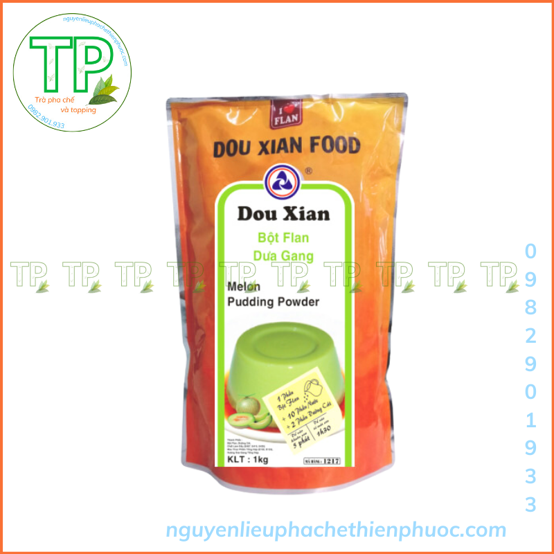Bột pudding DouXian nhiều vị  - 100g