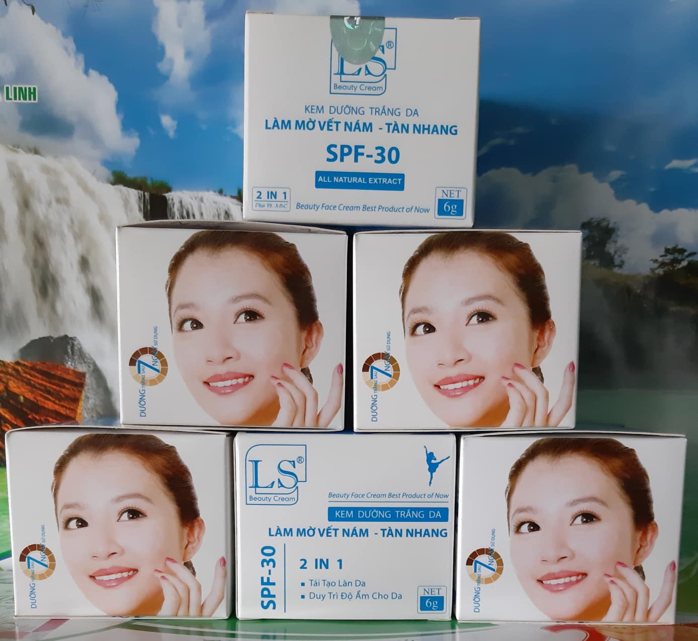 KEM DƯỠNG TRẮNG DA LS LÀM MỜ NÁM, TÀN NHANG