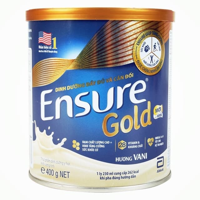 SỮA ENSURE GOLD 400G HƯƠNG VANI