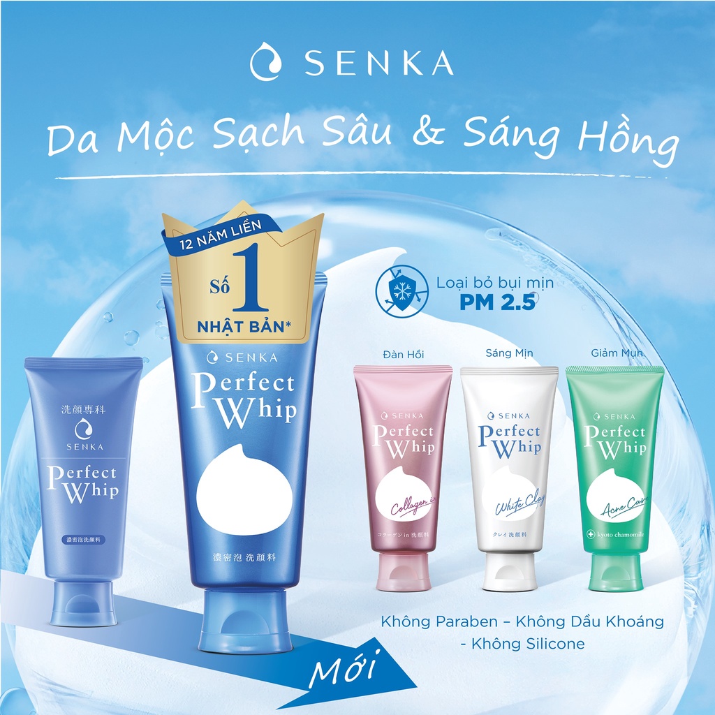 Sữa rửa mặt nhật Senka Perfect