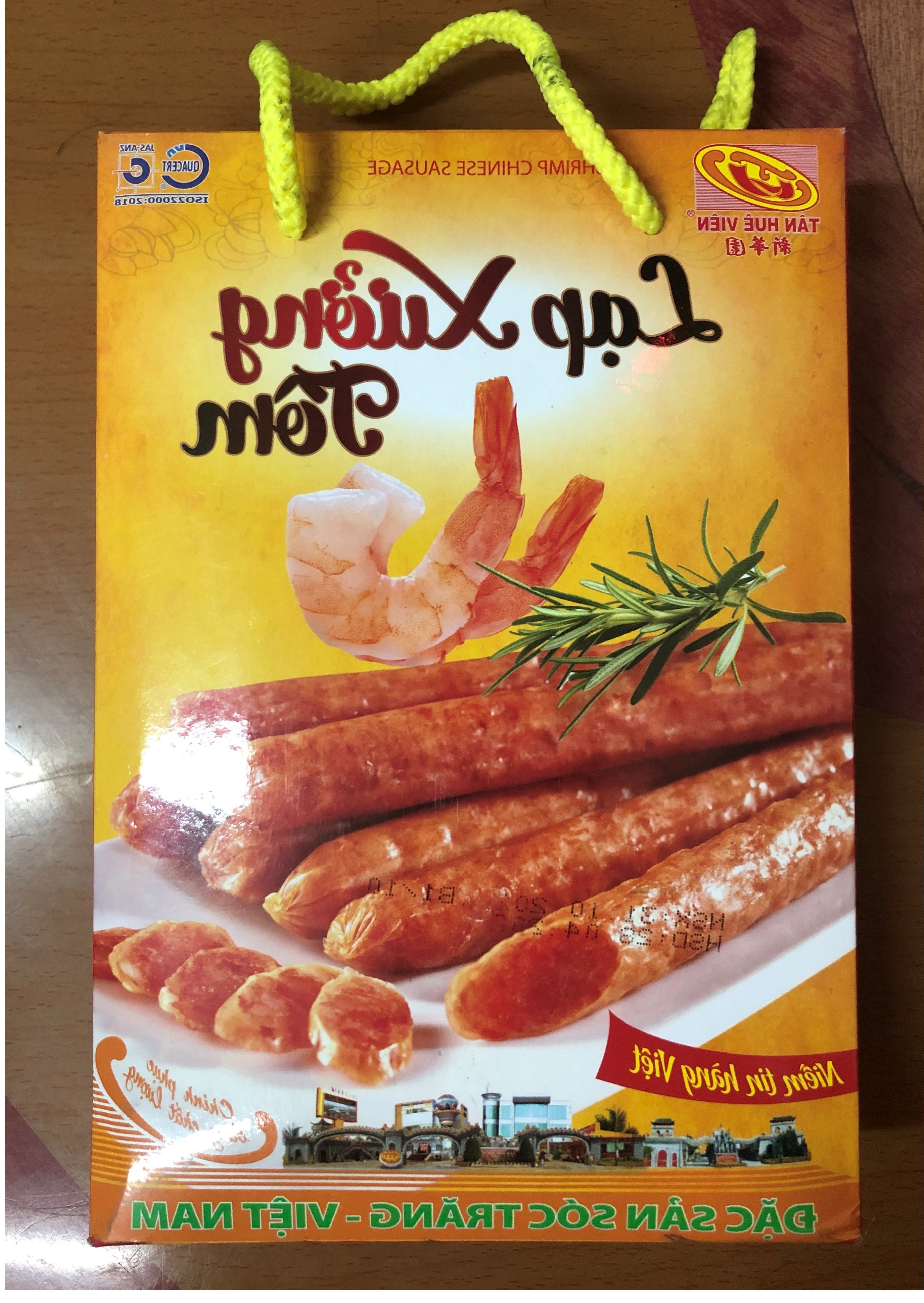[HCM]Lạp Xưởng Tôm Tân Huê Viên