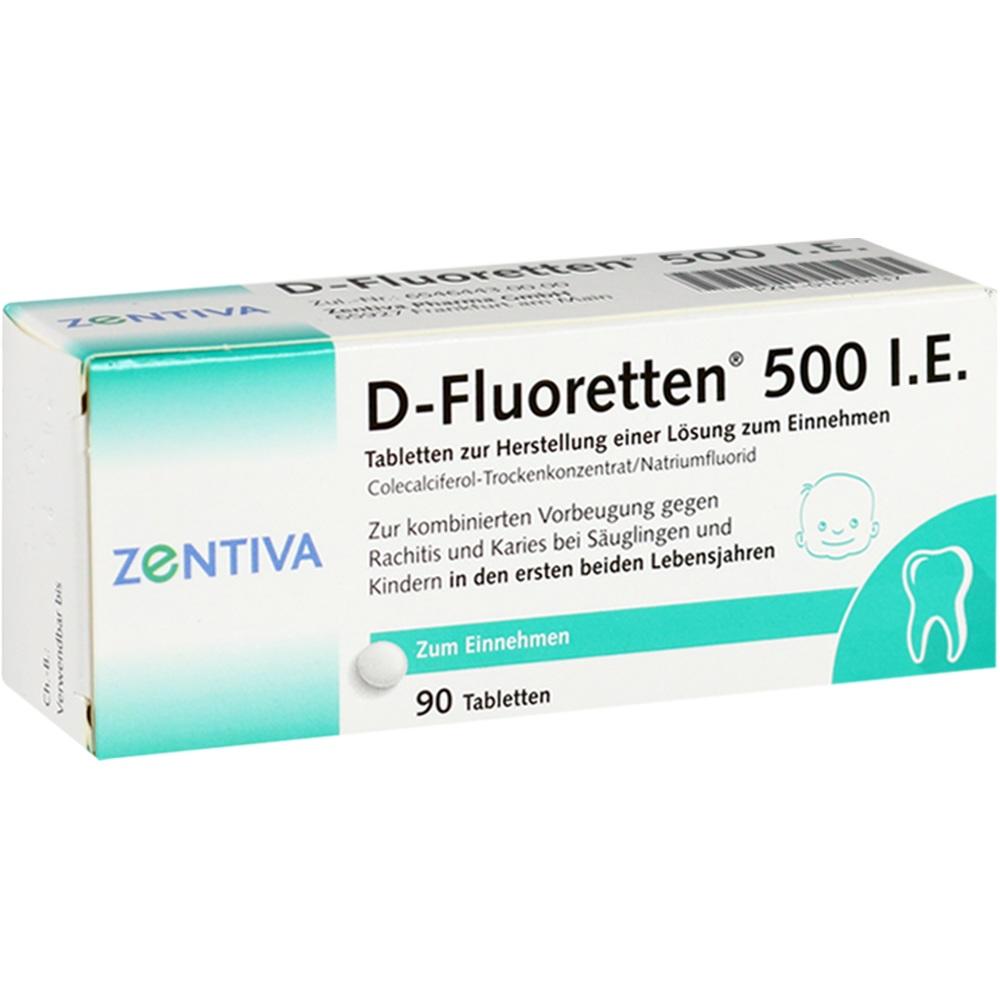 [HCM]Vitamin D-Fluoretten 500 IE 90 viên Đức