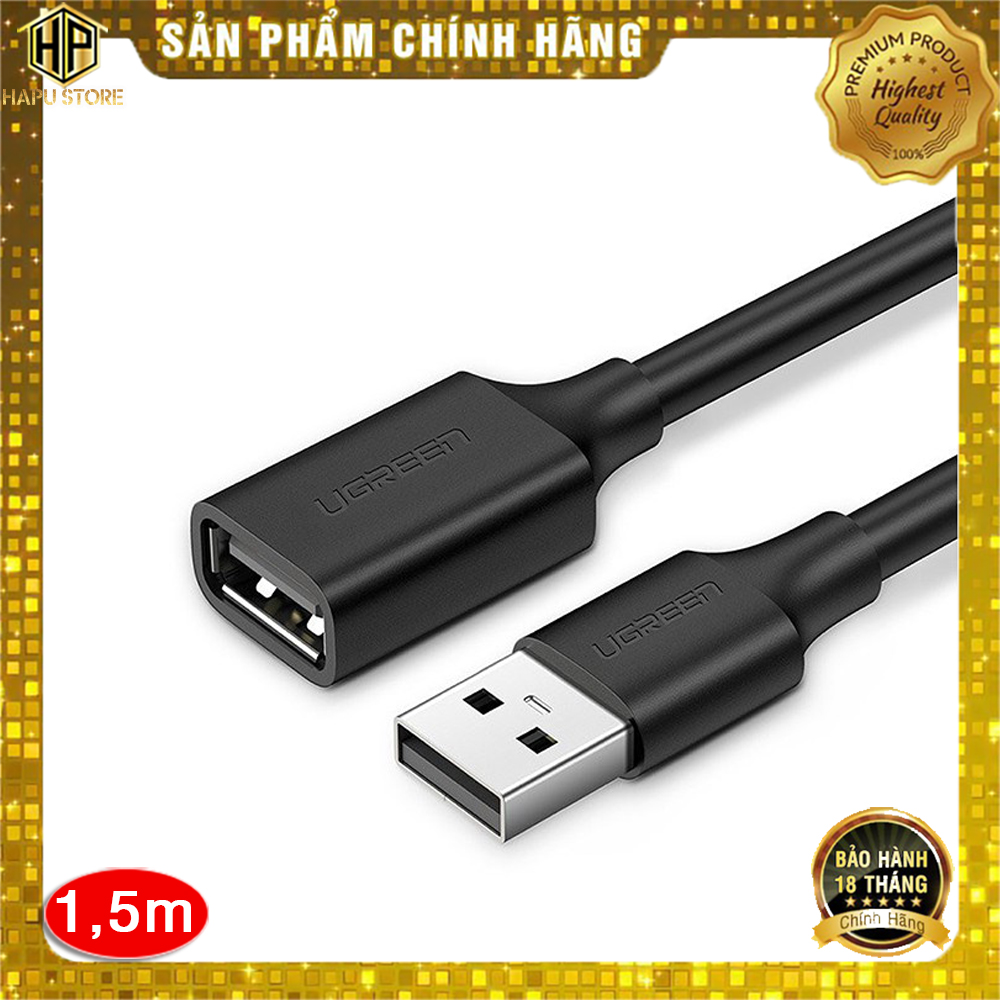 Ugreen 10313 - Cáp USB 2.0 nối dài 0,5M cao cấp - HapuStore