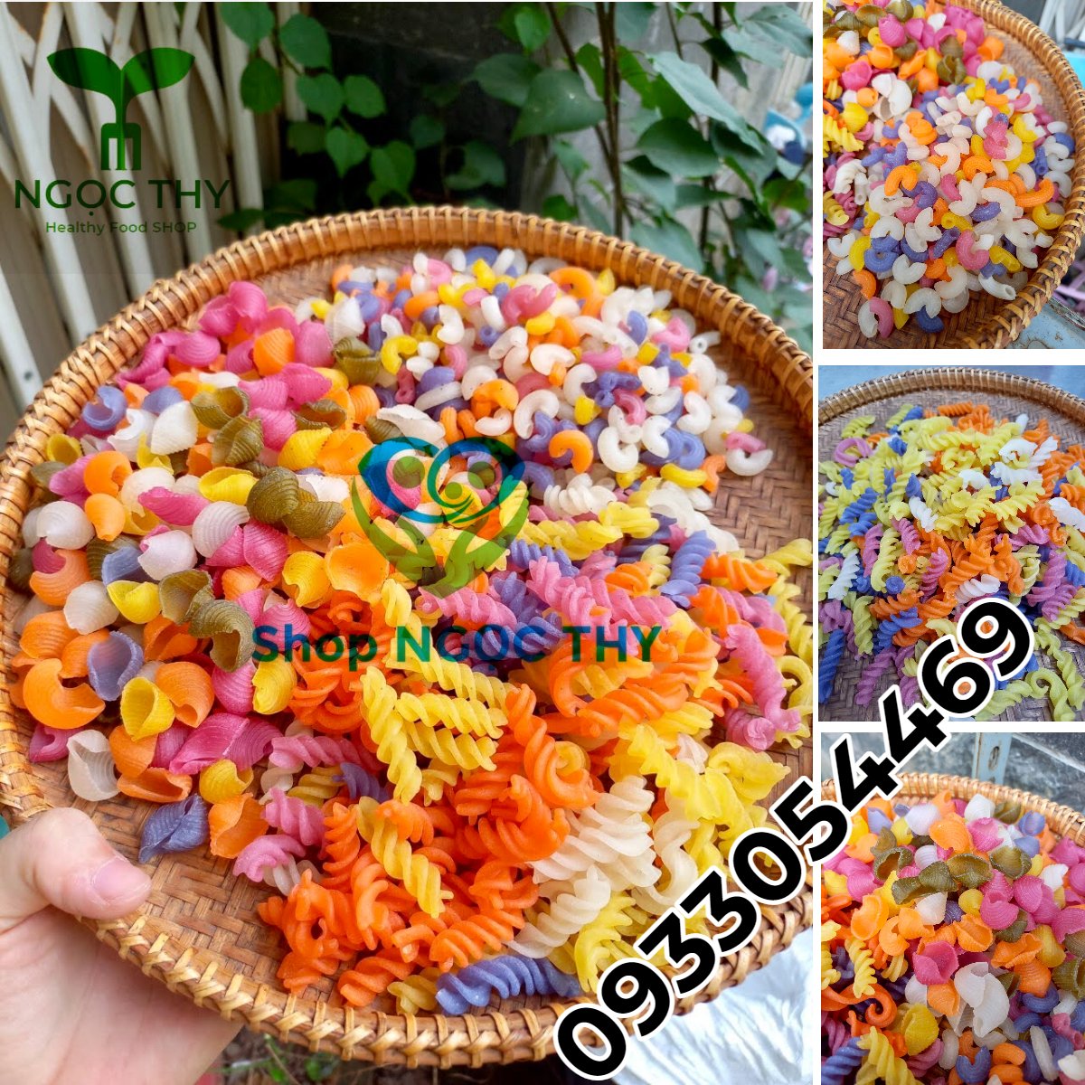NUI rau củ quả NGŨ SẮC Eatclean ăn kiêng ăn dặm gói 300gr
