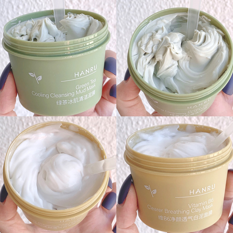 Mặt nạ bùn làm sạch sâu Hanru Cleansing Mud Mask 100g