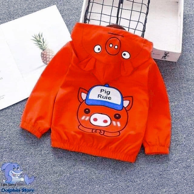 Áo khoác gió 2 lớp cho bé trai bé gái