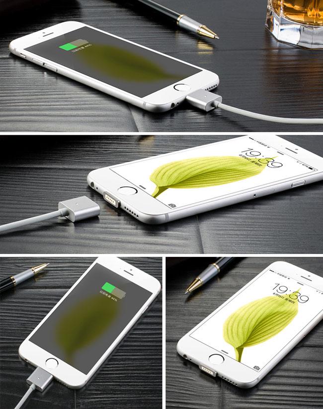 Dây Cáp Từ Iphone Nam Châm (METAL MAGNETIC LIGHTNING FAST CHARGING X-CABLE)