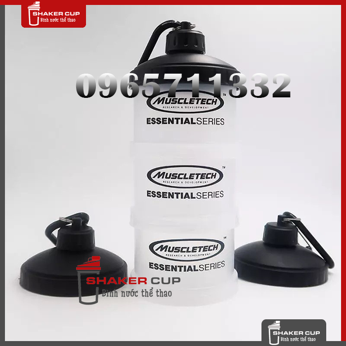 Hũ Đựng Bột Whey Mass 3 Tầng Storage Boxes Chính Hãng