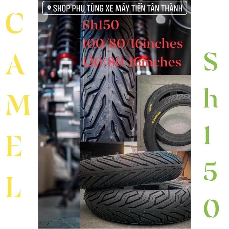 Vỏ lốp CAMEL 562  shvn sh150 100/80  & 120/80 BÁNH 16 INCHES  thailank  _ cameltire