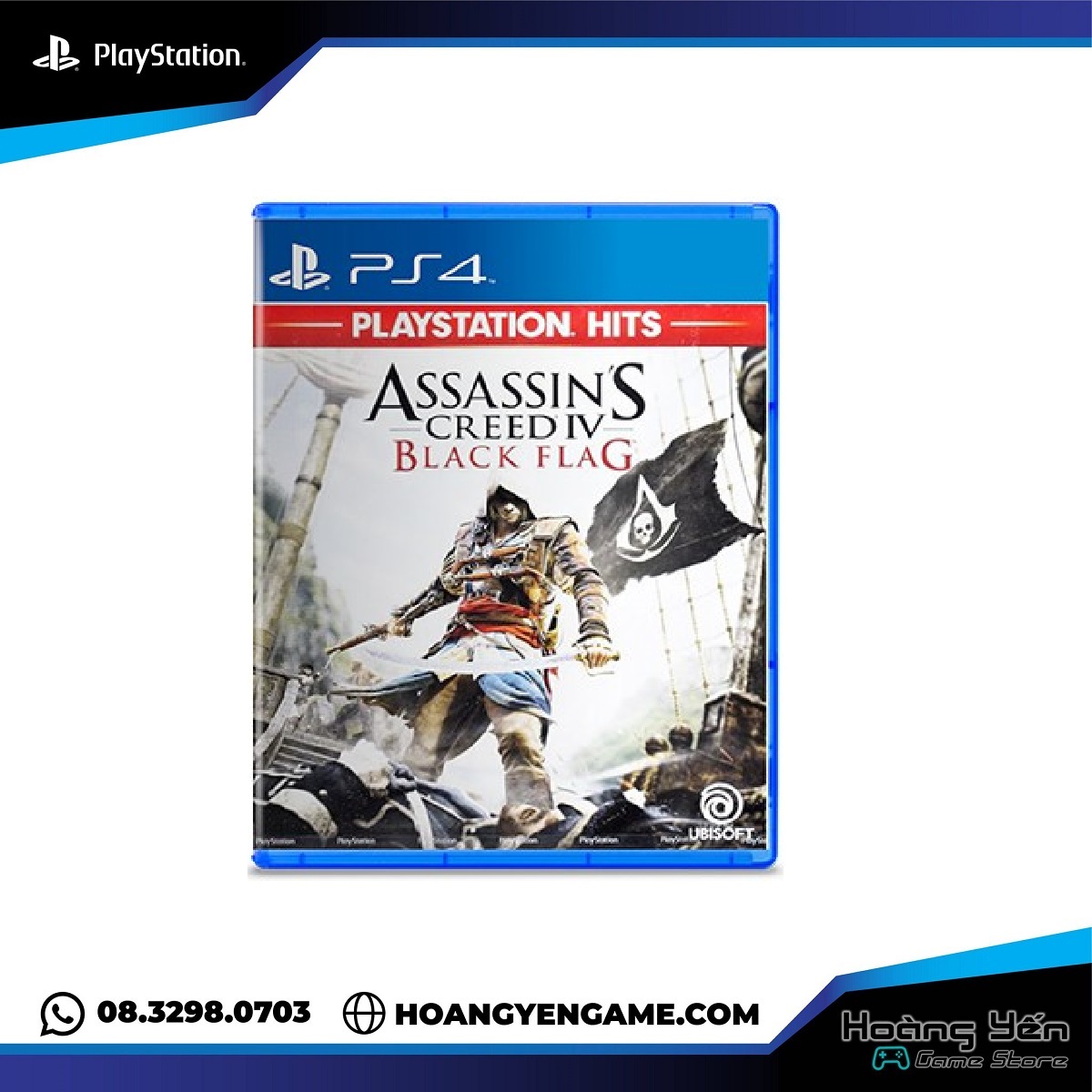 Đĩa game Assassins Creed Black Flag PS4