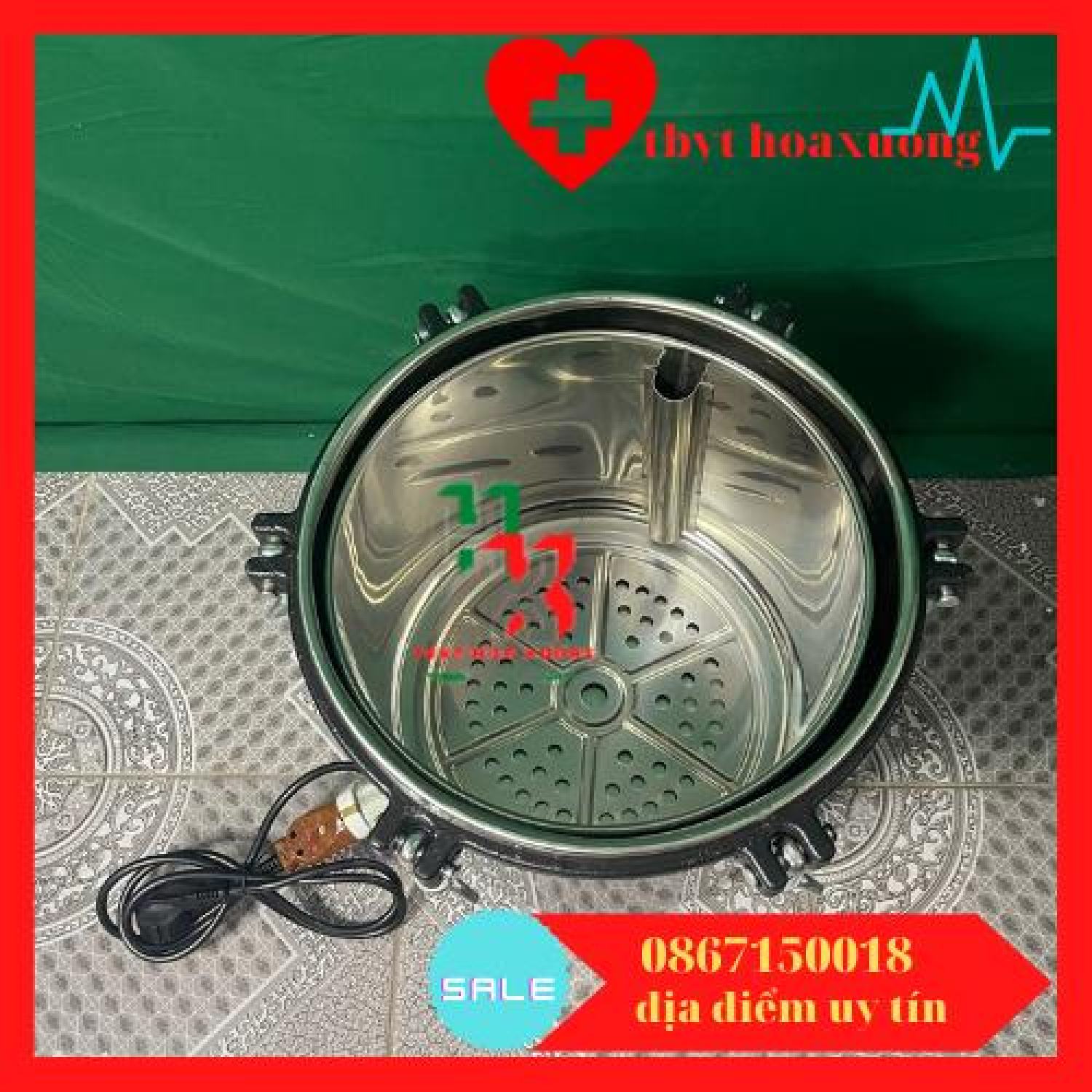 nồi hấp ướt tiệt trùng 18 lít