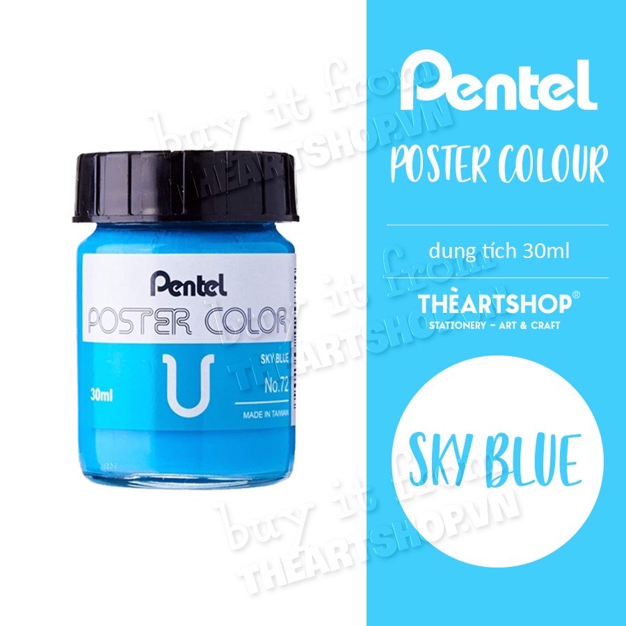 [THEARTSHOP] (P2) Màu bột PENTEL - PENTEL Poster Color 30ml