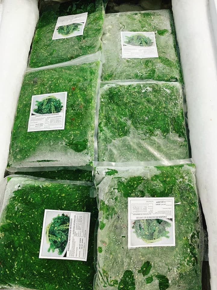 HCM 300gram dùng thử  Salad Rong Biển tươi trộn mè Nhật Bản Chuka Wakame