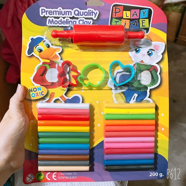 Sáp nặn thái lan 24 màu 200g