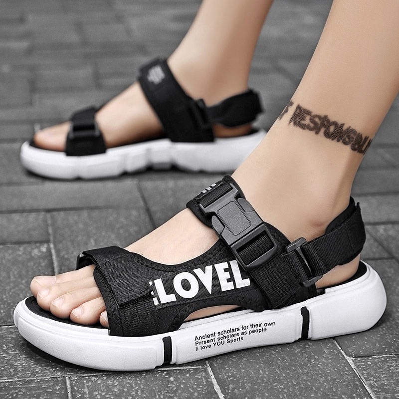2 Màu Sandal đan nam, Dép quai hậu học sinh LOVEE xu hướng mới